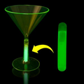 Green Mini Glow Stick Replacements for Glow Martini Glasses